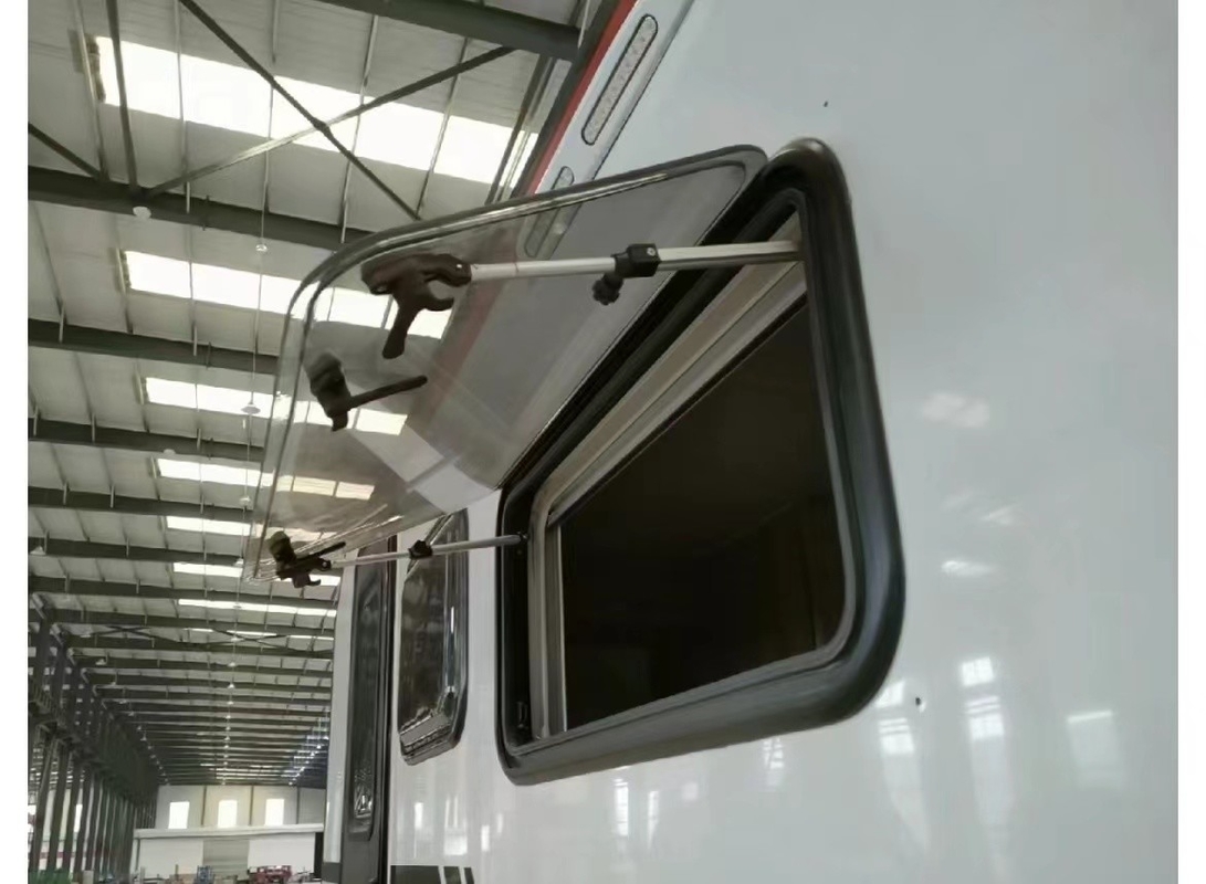 Rv Rekreasyon Aracı Camper Kamyonlar Pencere Dışarıya İtmek İçin Koyu Gri Akrilik Yaprak