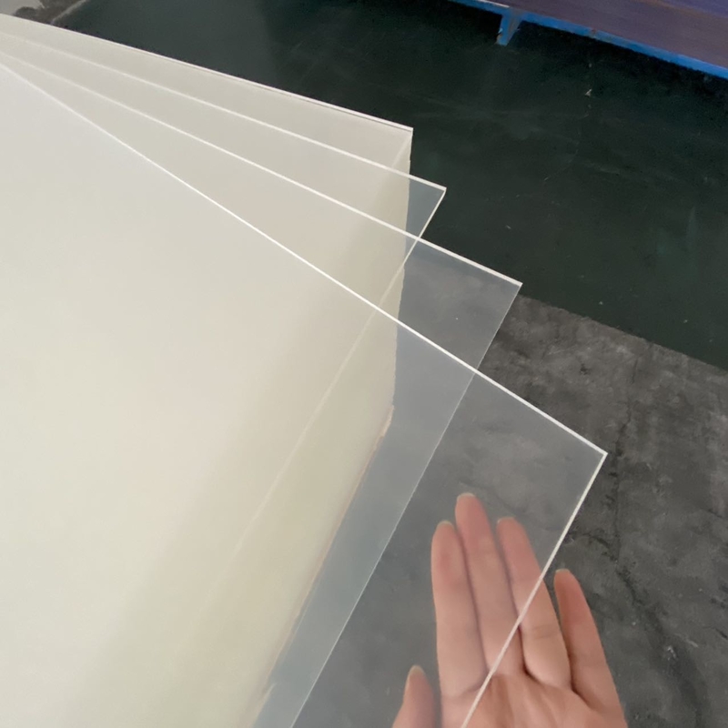 2mm 4mm 6mm kare boyutuna kesilmiş Pmma Perspex Açık döküm akrilik karton