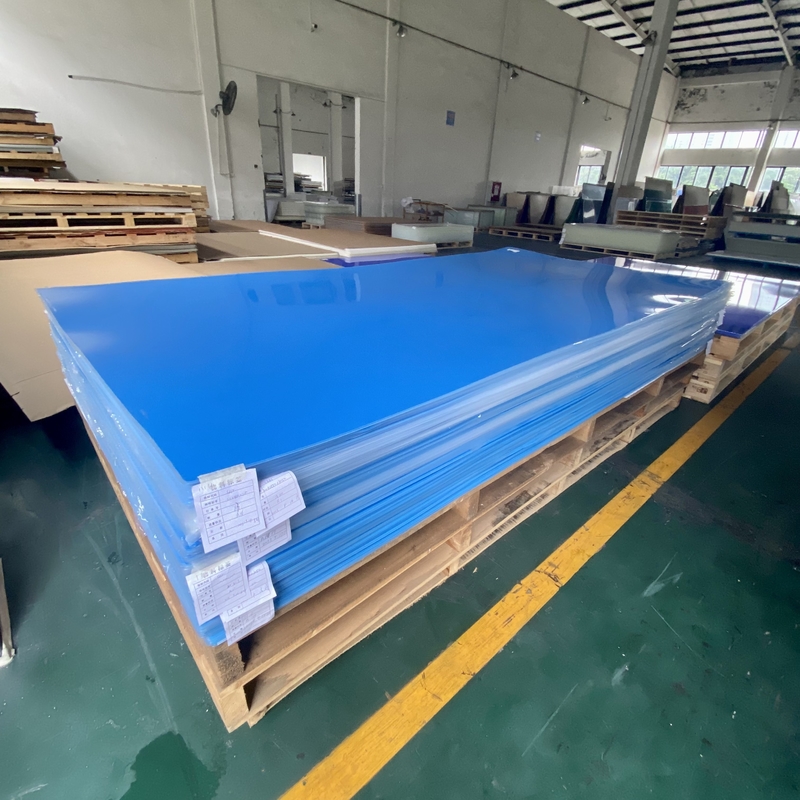 DUKE Brand Factory Wholesale Mavi Renkli Akrilik Yaprak PMMA Perspex Plexiglass Reklam İçin