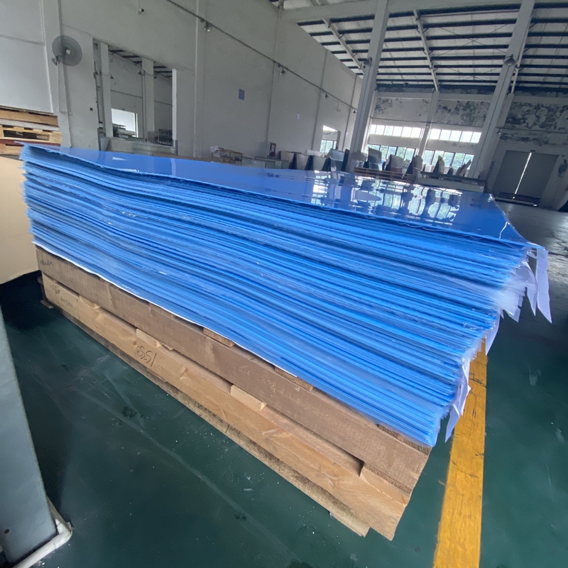 DUKE Brand Factory Wholesale Mavi Renkli Akrilik Yaprak PMMA Perspex Plexiglass Reklam İçin