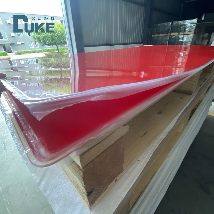 Düğün için 4ft X 6ft renkli Poly Lucite Akrilik Çit Yard İşaret Taşı