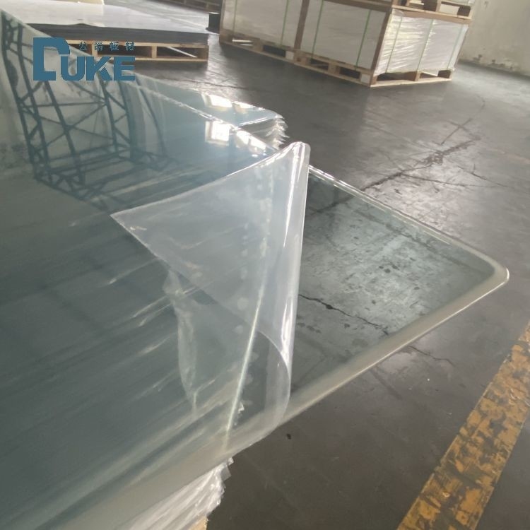 Duke Optical-Grade dökme akrilik levha 100% Virgin Mitsubishi MMA Yüksek açıklık 92% Aynanın hassasiyeti 10mm 2mm UV basılabilir plastik