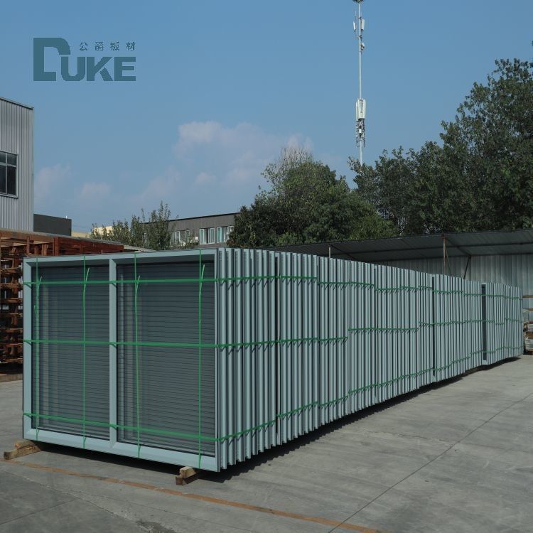 100% Saf Ham Madde Döküm Akrilik Levha 5mm ila 20mm Kalınlık Dayanıklı Panel Dış Mekan Ses Bariyeri / Gürültü Bariyeri İçin