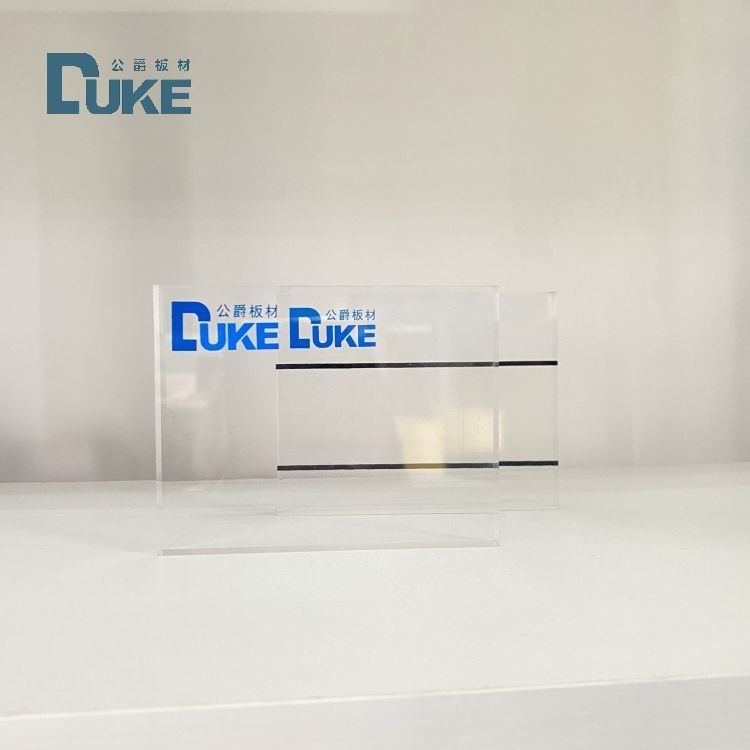 100% Saf Ham Madde Döküm Akrilik Levha 5mm ila 20mm Kalınlık Dayanıklı Panel Dış Mekan Ses Bariyeri / Gürültü Bariyeri İçin