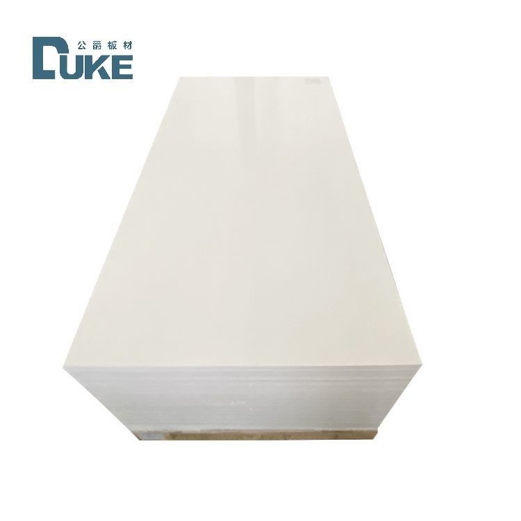 DUKE Sağlık sınıfı Anti-Mold 3mm Beyaz PMMA Banyo Özel döküm akrilik levha PE 5mm 8mm Özel kesim hizmeti