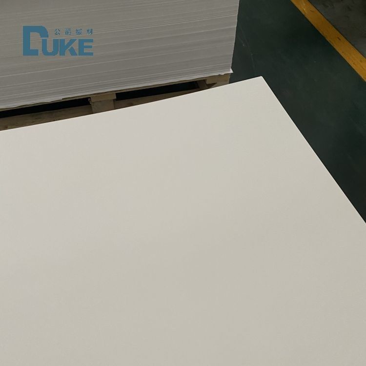 DUKE Sanitary Grade Anti-Mold Cast Acrylic Sheet 3mm Banyo için Beyaz PMMA Özelleştirilebilir Kesim Servisi