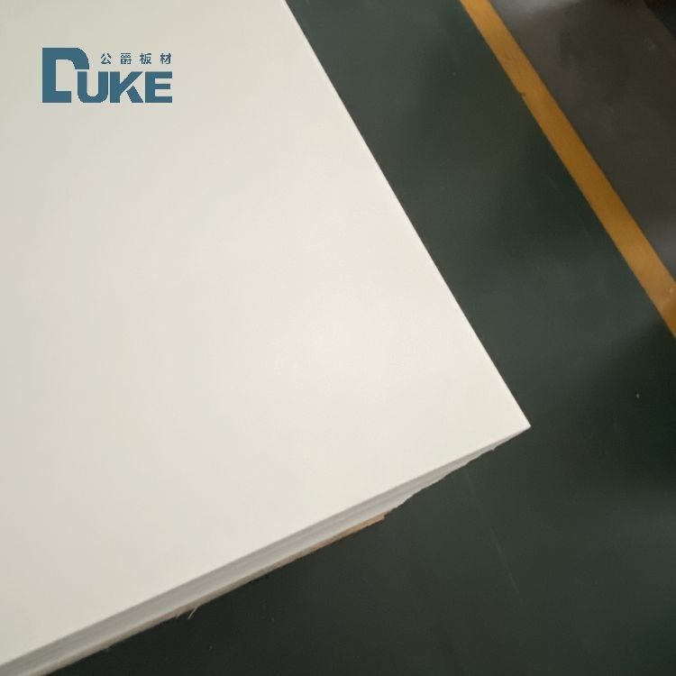 DUKE Sağlık sınıfı Anti-Mold 3mm Beyaz PMMA Banyo Özel döküm akrilik levha PE 5mm 8mm Özel kesim hizmeti