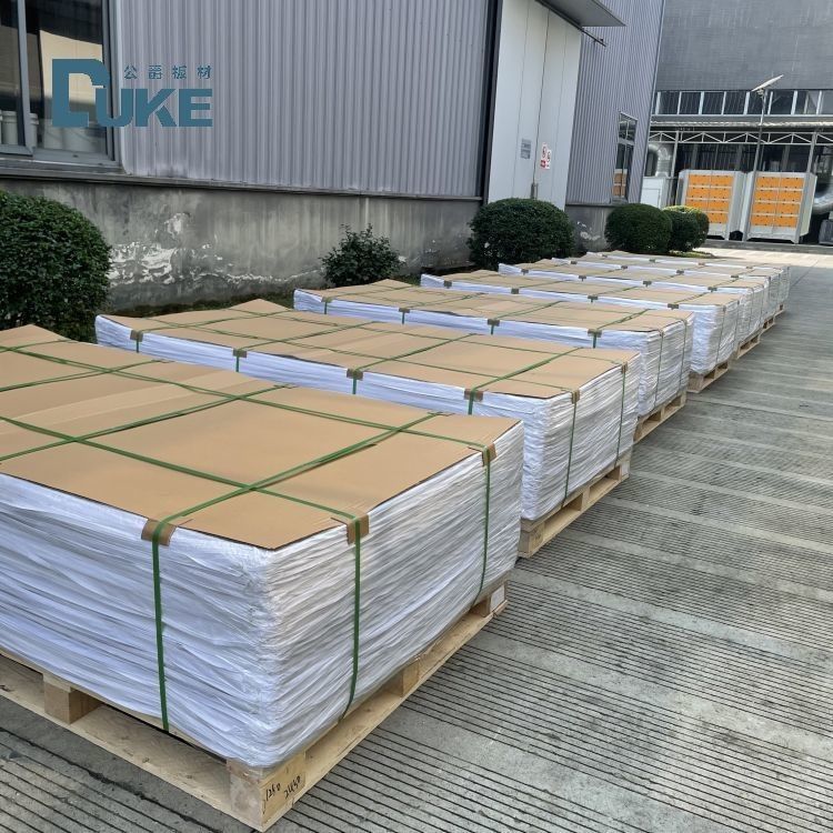 DUKE Sağlık sınıfı Anti-Mold 3mm Beyaz PMMA Banyo Özel döküm akrilik levha PE 5mm 8mm Özel kesim hizmeti