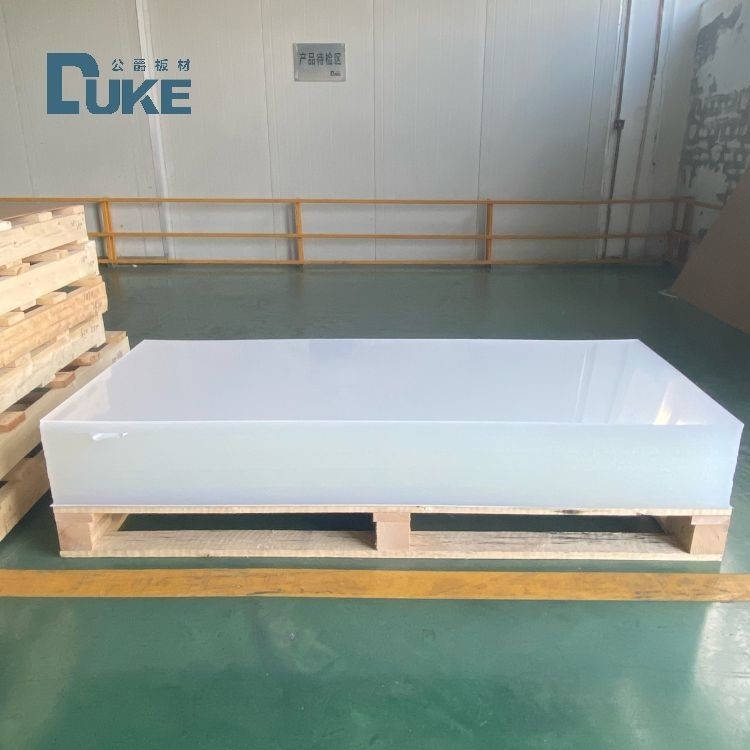 Gıda sınıfı renkli özel düz 1220x2440mm 4mm dökme akrilik yaprak ekran kutusu
