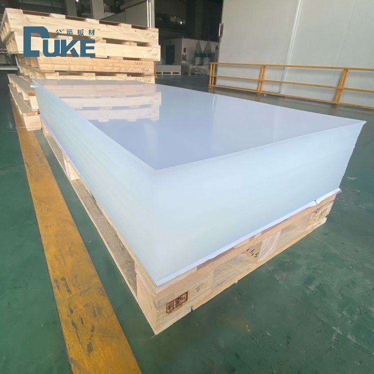 Gıda sınıfı renkli özel düz 1220x2440mm 4mm dökme akrilik yaprak ekran kutusu