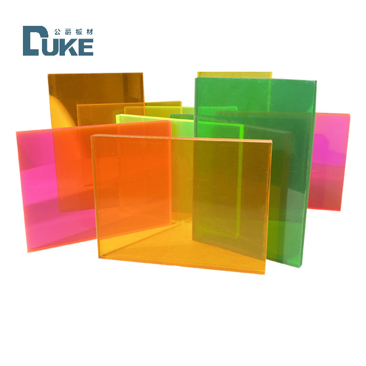 DUKE 8ft X 4ft 3mm 15mm kalınlığı Şeffaf Şeffaf Katı Renkli Akrilik Plastik Yapraklar Plexi Plate