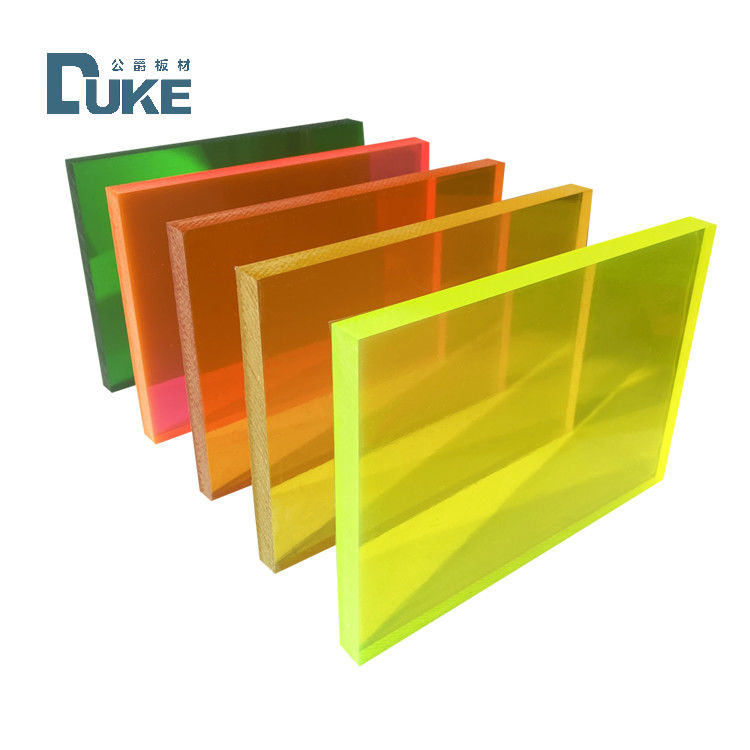Özel 50mm Döküm PMMA Isıya Dayanıklı Floresan Panel 12mm/10mm/20mm Akrilik Plastik Levhalar Reklam Tabela Dekorasyon Panosu