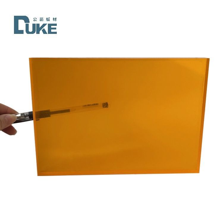 Özel LED Işıklı Tabela Reklam Panoları için Floresan Dökme Akrilik Levha PMMA Panel