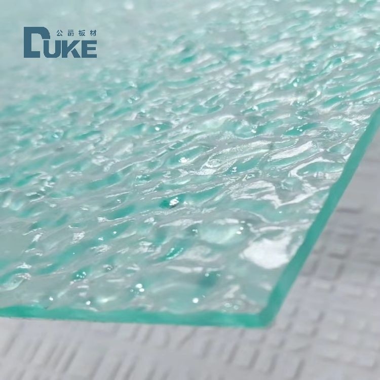 Duke Renkli Dokusu İç Oda Dekorasyonu için Akrilik Yaprak Desenli Prismatik Yaprak