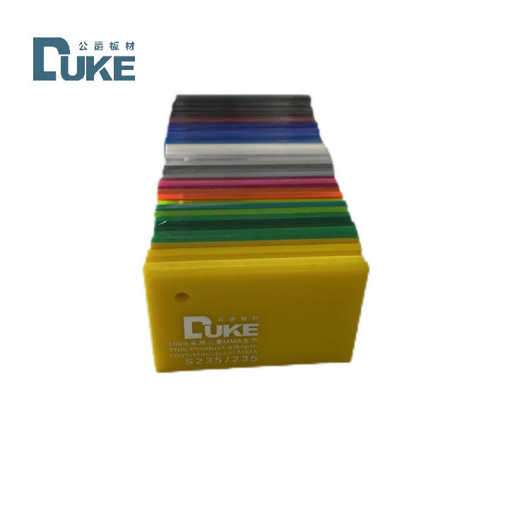 Duke 100% Virgin Mitsubishi dökme akrilik levha özel renkli banyo plastik levha rekabetçi fiyat 12mm 5mm kesme MMA