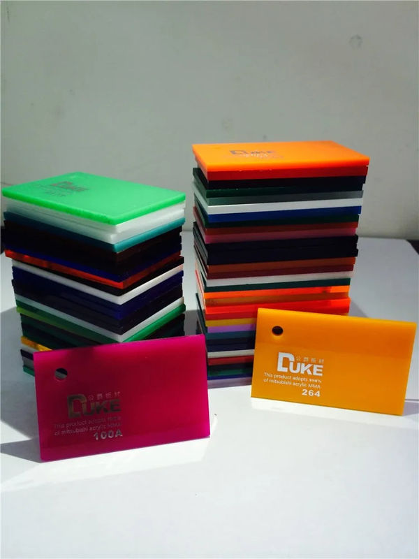 Duke 100% Virgin Mitsubishi dökme akrilik levha özel renkli banyo plastik levha rekabetçi fiyat 12mm 5mm kesme MMA
