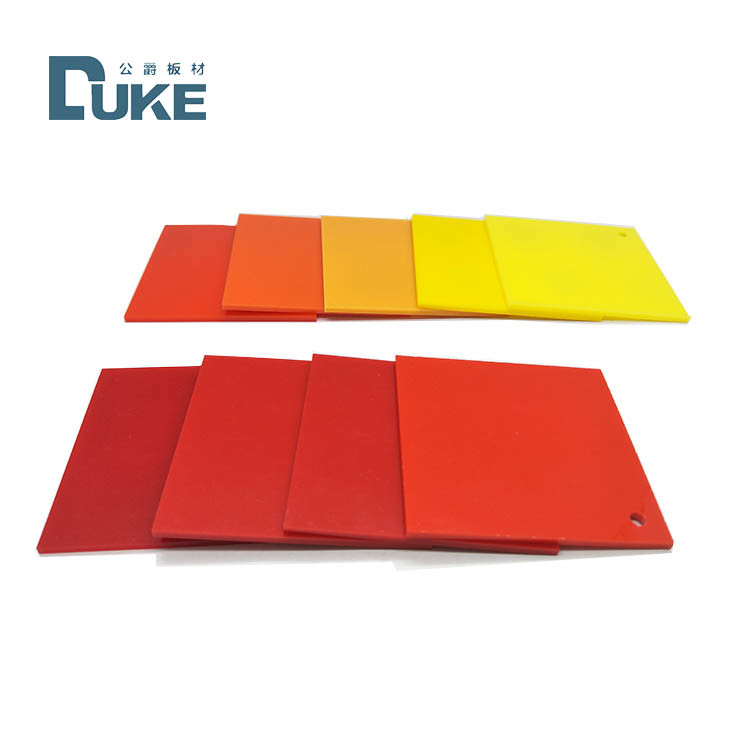 DUKE Renkli 4x8 Plexiglass Tabela Akrilik Yapraklar UV Dirençli