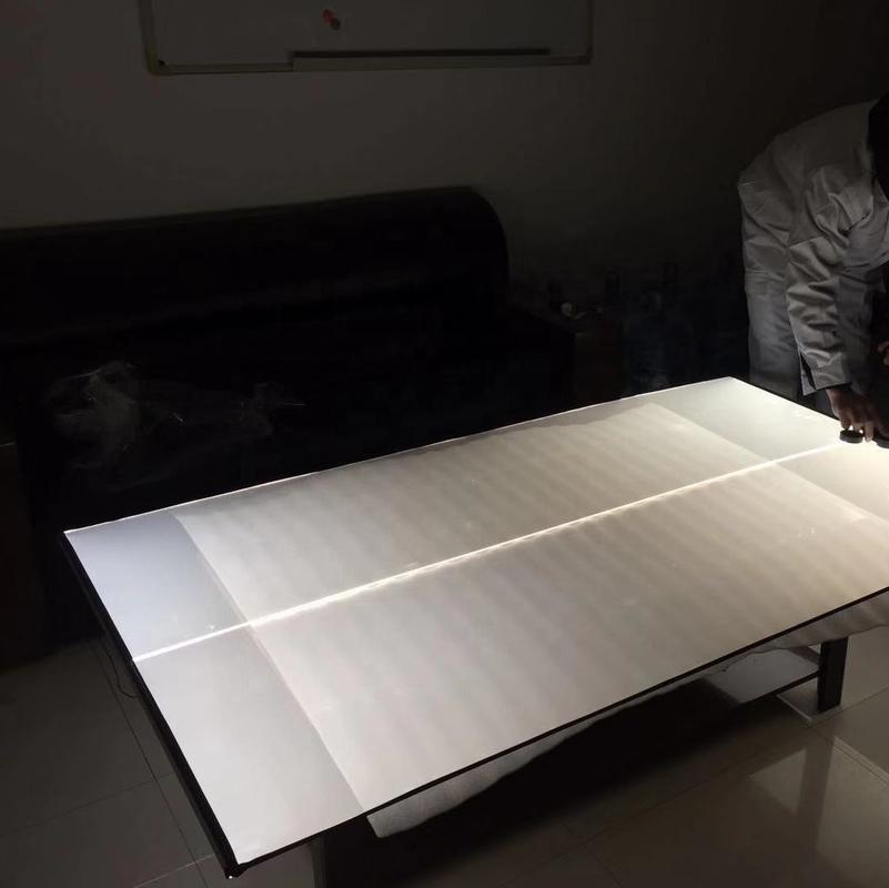 1.8mm 2mm 2.5mm Edge Lit Akrilik Yapraklar LED Işık Rehber Plak Asit Alkali Dirençli