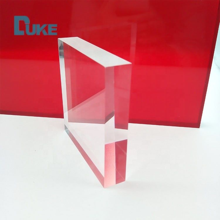 8mm Clear PMMA Cast Acrylic Sheets Heat Resistant Custom Size Laser Cutting UV Printing Engraving Advertising Light