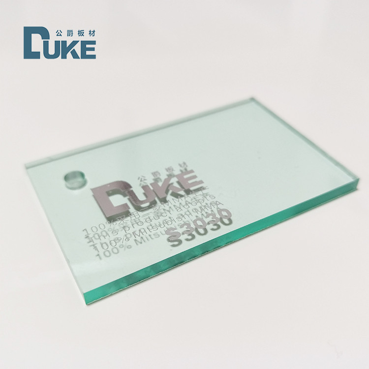 3mm 5mm Dekoratif Açık dökme Perspex Yaprak Pmma Akrilik Plak Yaprak