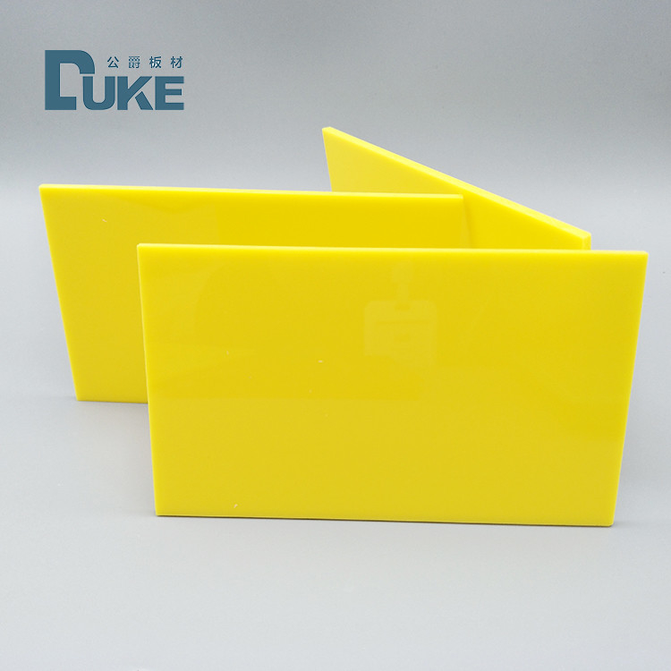 3mm Plexiglass Sarı Renkli Akrilik Plastik Yapı Vakum Formalı