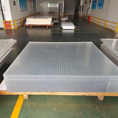 15mm Otoyol Dekoratif Pmma Panel Şeffaf Gürültü Engelli Çit