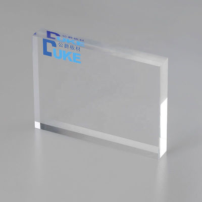 8mm Açık PMMA dökme akrilik levhalar Isıya dayanıklı Özel Boyut Lazer Kesme UV Baskı gravür Reklam Işığı