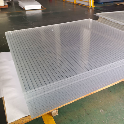 Özel Yüksek Şeffaf Perspex Şeffaf Akrilik Yapraklar Gürültü Bariyeri
