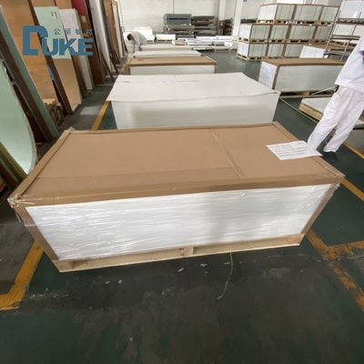 DUKE Sağlık sınıfı Anti-Mold 3mm Beyaz PMMA Banyo Özel döküm akrilik levha PE 5mm 8mm Özel kesim hizmeti